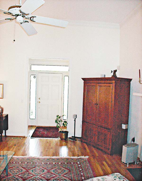 BEFORE: An entry that's too tall can feel intimidating.